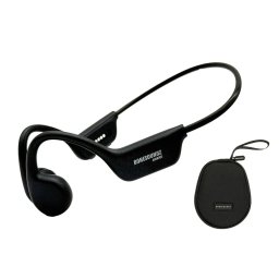 Casti Wireless Bonesoundz Aware Bone Conduction IP8X Bluetooth 5.3 Lumina LED Husa Inclusa Negru