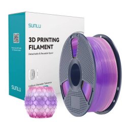 Filament 3D Sunlu PLA Transparent Rainbow 03