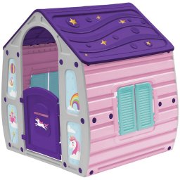 Casuta pentru Copii Chipolino Magical Unicorn Varsta 1 - 7 Ani Mov/Roz