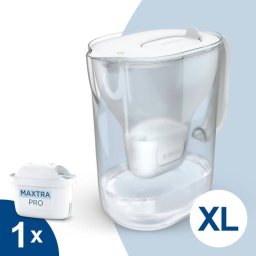 Cana Filtranta Brita Style Essential XL 3.6L + 1 Cartus Maxtra Pro Alb