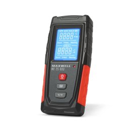 Aparat Masurare Radiatii Electromagnetice Maxwell-Digital 25800 Detector EMF Ecran LCD Baterie Li-Ion 1000mAh Negru/Rosu