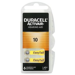 BATERIE AUDITIVA DURACELL 10 BLISTER 6 Generic BUC