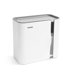 Suport Hartie Igienica Bewello BW3005 Dulap cu Usa Dubla Sertar pentru Servetele Plastic Alb/Gri