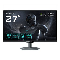 Monitor Gigabyte G27Q20 27Inch QHD Gaming 2560 x 1440 200Hz 0.5ms 350 cd/mp G-Sync Compatible FreeSync Premium Negru