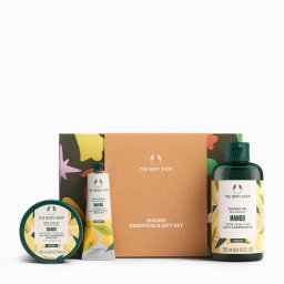 Set The Body Shop Mango Crema maini 30ml + Unt corp 50ml + Crema dus 60ml