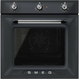 Cuptor Incorporabil Electric Smeg SF69M3TNO Victoria Line Capacitate 70L 8 Functii Vapor Clean Clasa A Negru