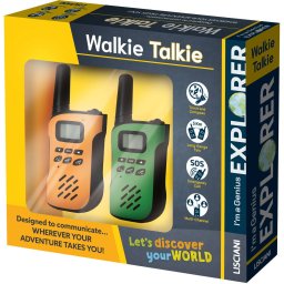 Set Walkie-Talkie LISCIANI Micul Geniu Explorator 7 Ani+