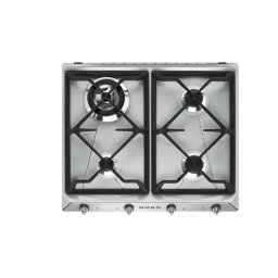 Plita Incorporabila Smeg SR964XGH 60Cm Gaz 4 Arzatoare Inox