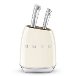 Set 6 Cutite Smeg 50's Style KBSF02CR cu Suport Crem