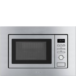Cuptor cu Microunde Incorporabil Smeg FMI017X Universale Line Capacitate 17L Functie Grill Putere 700W Inox