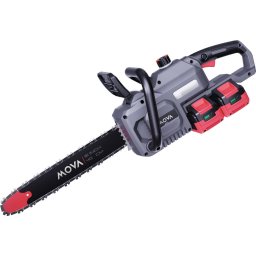 Fierastrau Electric cu Lant MOVA GC416 Lungime Lama 40CM 2 Acumulatori 20V 2Ah si Incarcator Gri/Negru