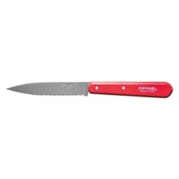 Cutit cu Lama Serata Opinel NÂ°113 10cm Les Essentiels Red