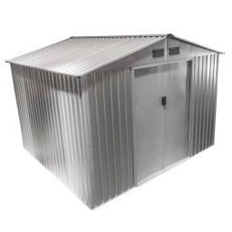 Casuta Gradina Ruris Genius 2770MH Gri Aluminiu