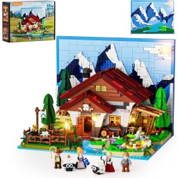 Set de Constructie Lumibricks L9094 - Casuta Ciobanului cu Lumini LED 2265 Piese Varsta 16 Ani+ Multicolor