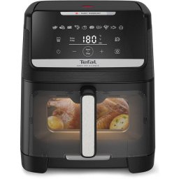 Friteuza cu Aer Cald Tefal Easy Fry Silence EY8468E0 Capacitate 7L 10 Programe Automate Putere 1800W Negru