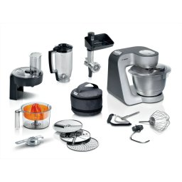 Robot de Bucatarie Bosch MUM 5 Seria 4 MUM5935B Bol Inox 3.9L 7 Trepte Viteza Blender Masina de Tocat Accesorii 1000W Argintiu