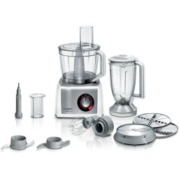 Robot de Bucatarie Bosch MultiTalent 8 MC812M814 Capacitate 2.4L Putere 1250W Alb/Argintiu
