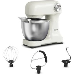 Robot de Bucatarie Tefal Bake Easy QB140AF0 Bol 3.5L 12 Trepte de Viteza Functie Pulse Functie Oprire Automata 500W Bej