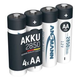 Baterie Reincarcabila Ansmann NiMH 4 x AA/HR6 2850mAh 1.2V Negru/Alb