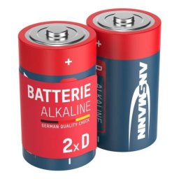 Baterie Alcalina Ansmann 2 x D/LR20 1.5V Rosu/Albastru