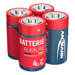 Baterie Alcalina Ansmann 4 x C/LR14 1.5V Rosu/Albastru