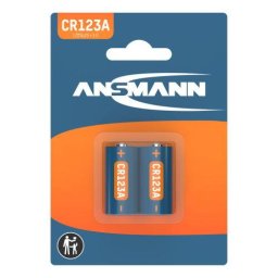 Baterii Litiu Ansmann 2 x CR123A/CR17335 3V Albastru