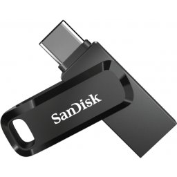 Memorie USB Sandisk USB-A 3.2 / USB-C Ultra Dual Go 1TB SDDDC3-1T00-G46 Negru