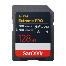 Card Sandisk SDXC Extreme Pro 128Gb Clasa 10 / UHS-2 U3 SDSDXDM-128G-GN4IN