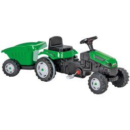 Tractor cu Pedale si Remorca PILSAN Active with Trailer 07-316 Verde
