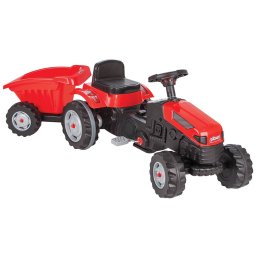 Tractor cu Pedale si Remorca PILSAN Active with Trailer 07-316 Rosu