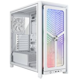 Carcasa Corsair FRAME 4000X RS Midi-Tower E-ATX - 4x RS120 Alb