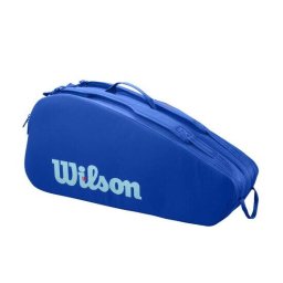 Geanta Tenis WILSON Ultra V5 Tour pentru 6 Rachete Albastru