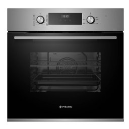 Cuptor Electric Pyramis 60IN 2071 MD Sticla Clasa A 70L Negru-Inox