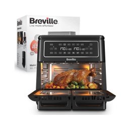 Friteuza cu Aer Cald Breville Halo Flexi VDF130X Capacitate 11L Putere 2400W Negru