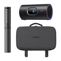 Videoproiector pentru Exterior JMGO PicoPlay+ Full HD Google TV cu Stativ Wi-Fi Bluetooth Negru