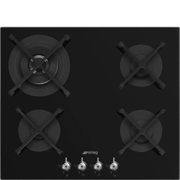Plita Incorporabila pe Gaz Smeg Classica PV364N 4 Arzatoare Butoane Frontale Latime 60CM Negru