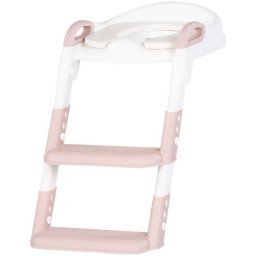 Reductor Toaleta Chipolino Kiddy cu Scara +2ani Roz