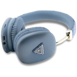 Casti Guess Handsfree Bluetooth 4G Gold Triangle Logo A2DP Albastru