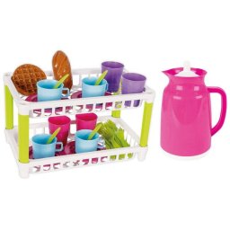 Set de Servit Ceaiul PILSAN Hamarat Two-Tier Tea +3ani Roz