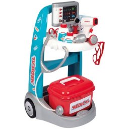 Jucarie SMOBY Set Doctor cu Carucior si Accesorii +3ani Multicolor