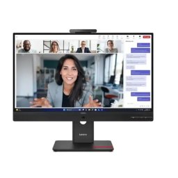 Monitor Lenovo ThinkVision T27QD-4v 27inch QHD 2560x1440 HDMI DisplayPort Pivot 120Hz 4ms Webcam Negru