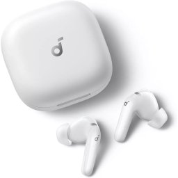 Casti Bluetooth Anker Soundcore R60i ANC Hi-Res Sound Autonomie 50 Ore IP55 Bluetooth 6.1 Alb