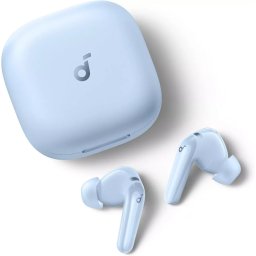 Casti Bluetooth Anker Soundcore R60i ANC Hi-Res Sound Autonomie 50 Ore IP55 Bluetooth 6.1 Albastru