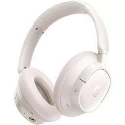 Casti Wireless Baseus Bass BH1 SuperBass 2.0 LDAC Hi-Res Sound Bluetooth 6.0 Autonomie 80 Ore Alb