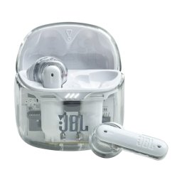 Casti Bluetooth JBL Tune Flex Ghost Edition ANC Alb/Transparent