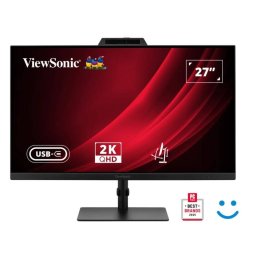 Monitor Viewsonic 27inch VG2741V-2K QHD 2560 x 1440 HDMI DisplayPort Pivot Boxe 120Hz 3.9ms Negru