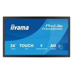 Monitor Iiyama IPS Iiyama 23.8inch TF2438MSC-B2 Full HD Touchscreen 120Hz 5ms Negru