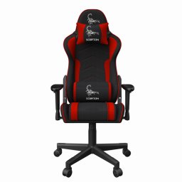 Scaun Gaming Gembird GC-SCORPION-01X Reglabil Maxim 136KG Mesh Negru/Rosu