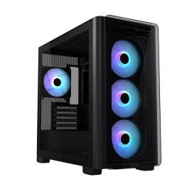 PC Custom Powered by Asus ITGalaxy Horizon Blue Red Ryzen 5 9600X 16GB RAM 512 SSD RX 9060 XT Negru