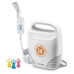 Aparat Aerosoli Little Doctor LD-215C Nebulizator cu Compresor 3 Dimensiuni de Particule Alb